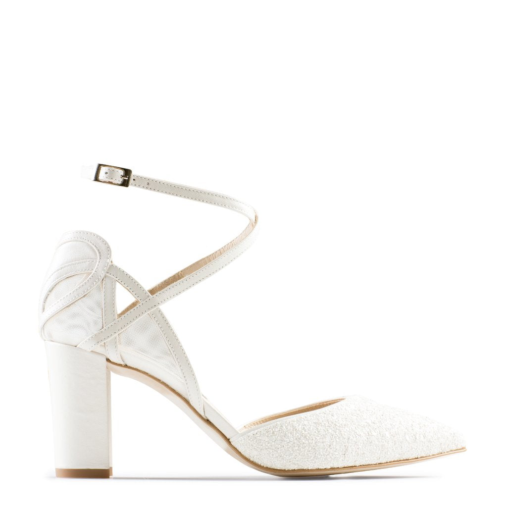 Meg - Pearl Wide Fit by Charlotte Mills Wedding Shoes