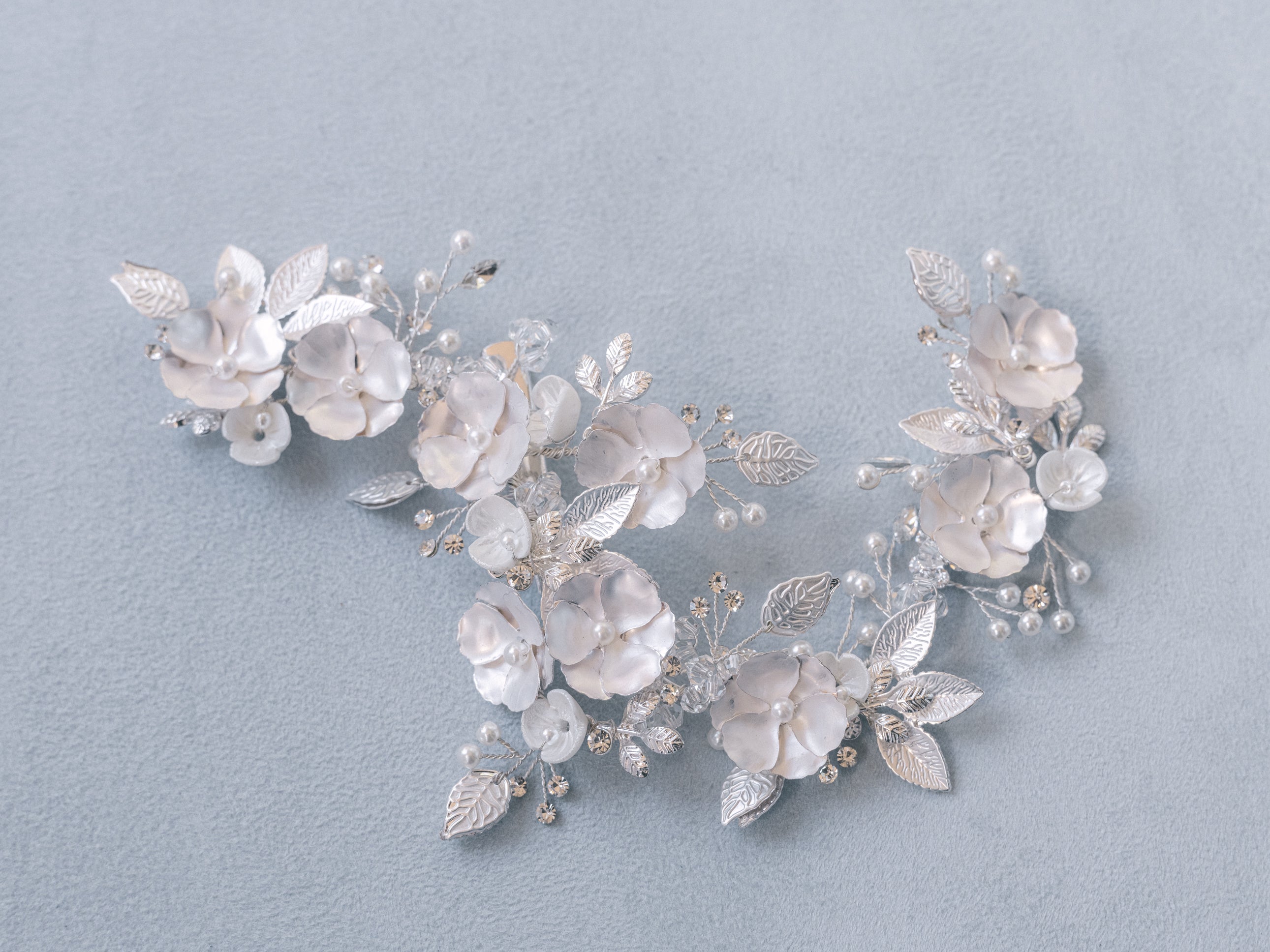 Poppy - Intricate Statement Floral Bridal Hair Clip