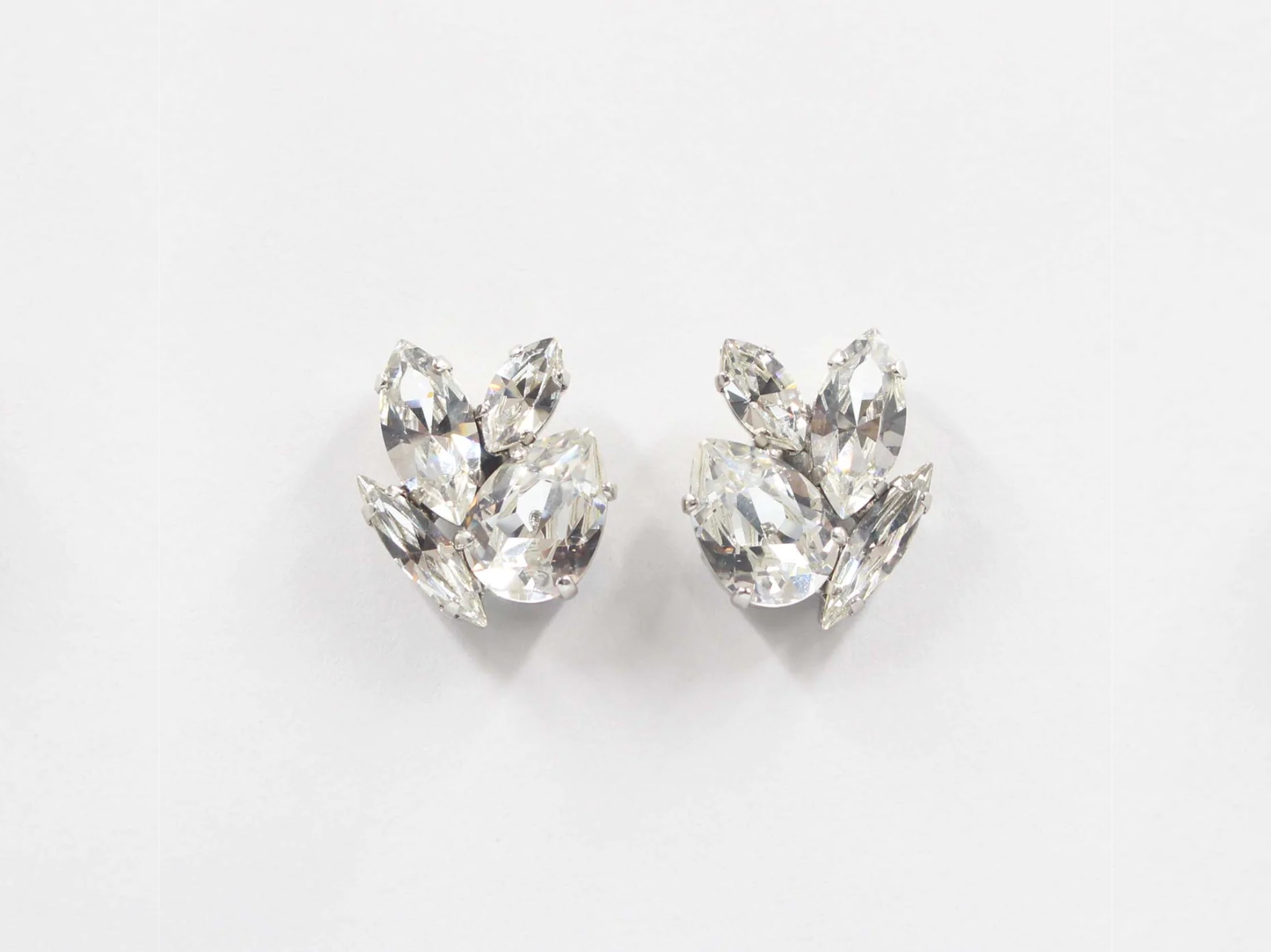 Black swarovski earrings deals