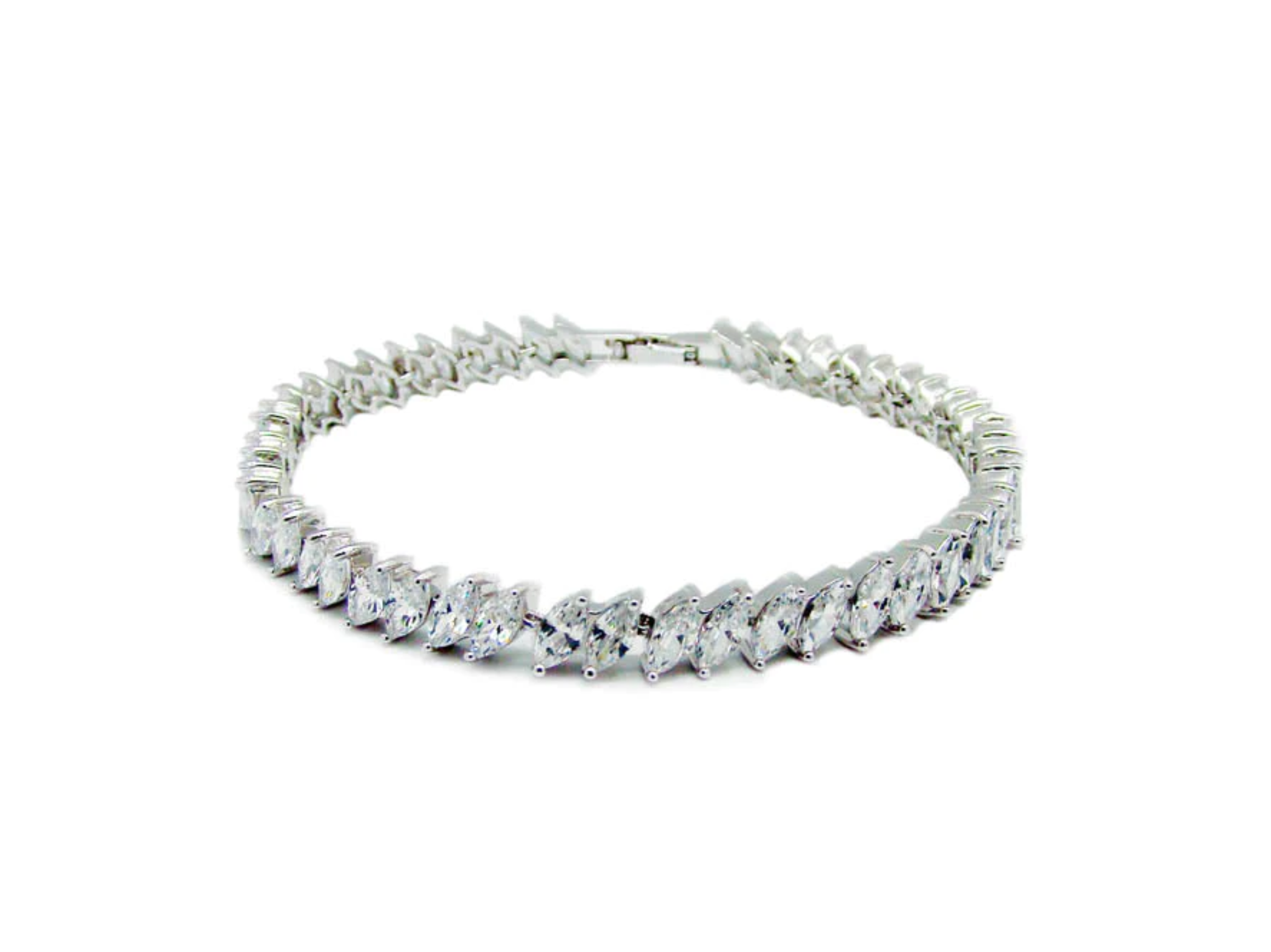 Madison - Crystal Marquise Bridal Bracelet