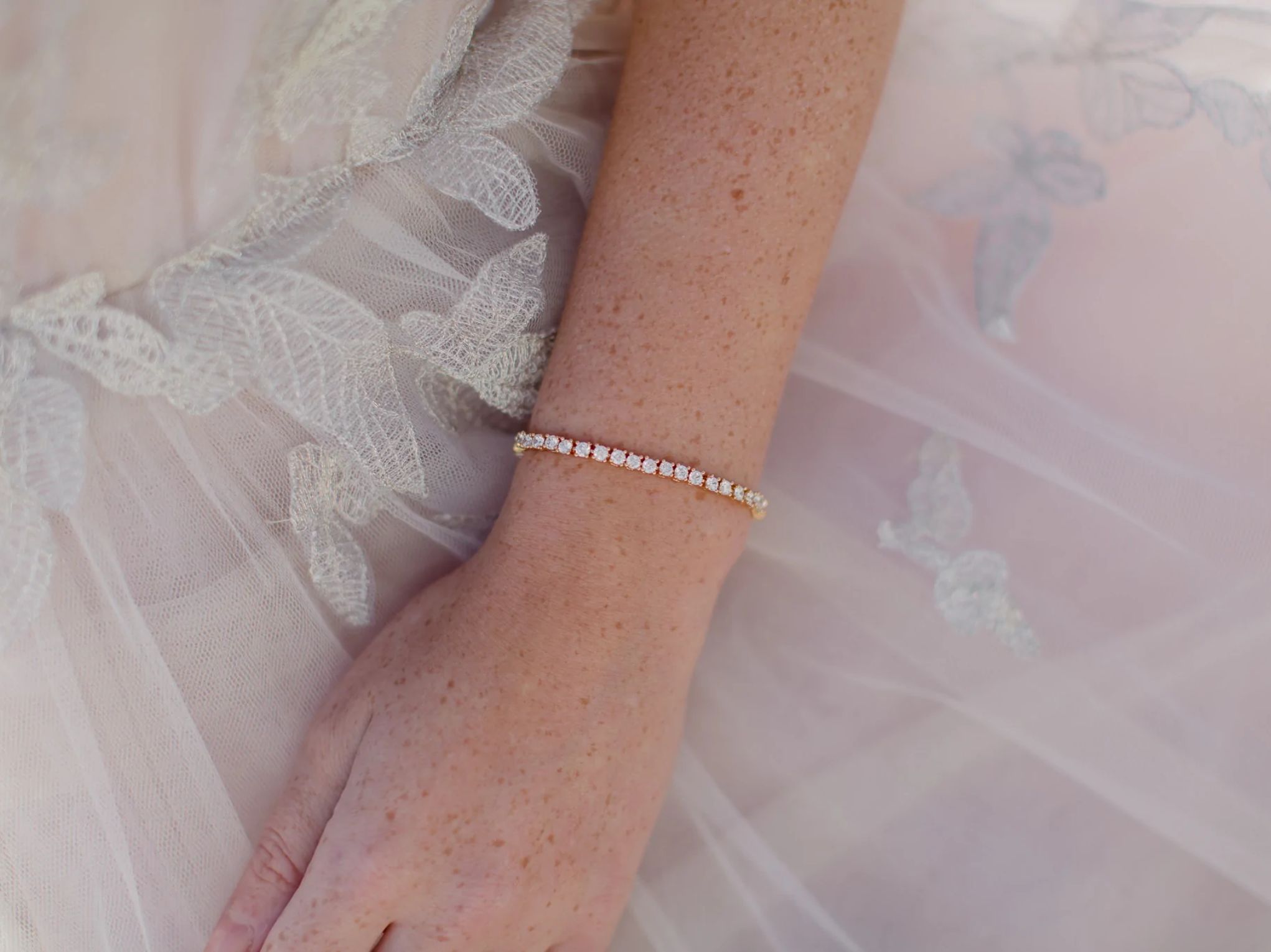 Bridal discount tennis bracelet