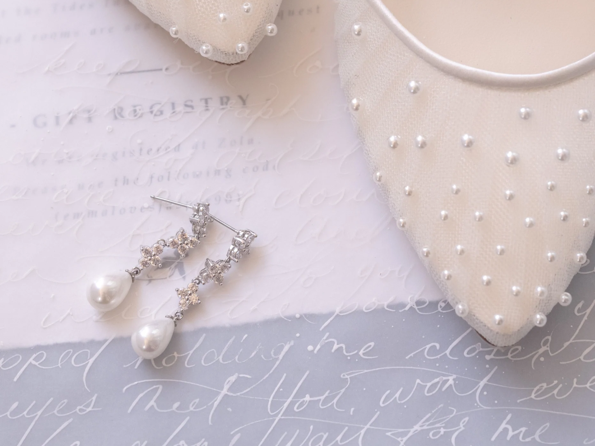 Vera - Statement Pearl Drop Bridal Earrings