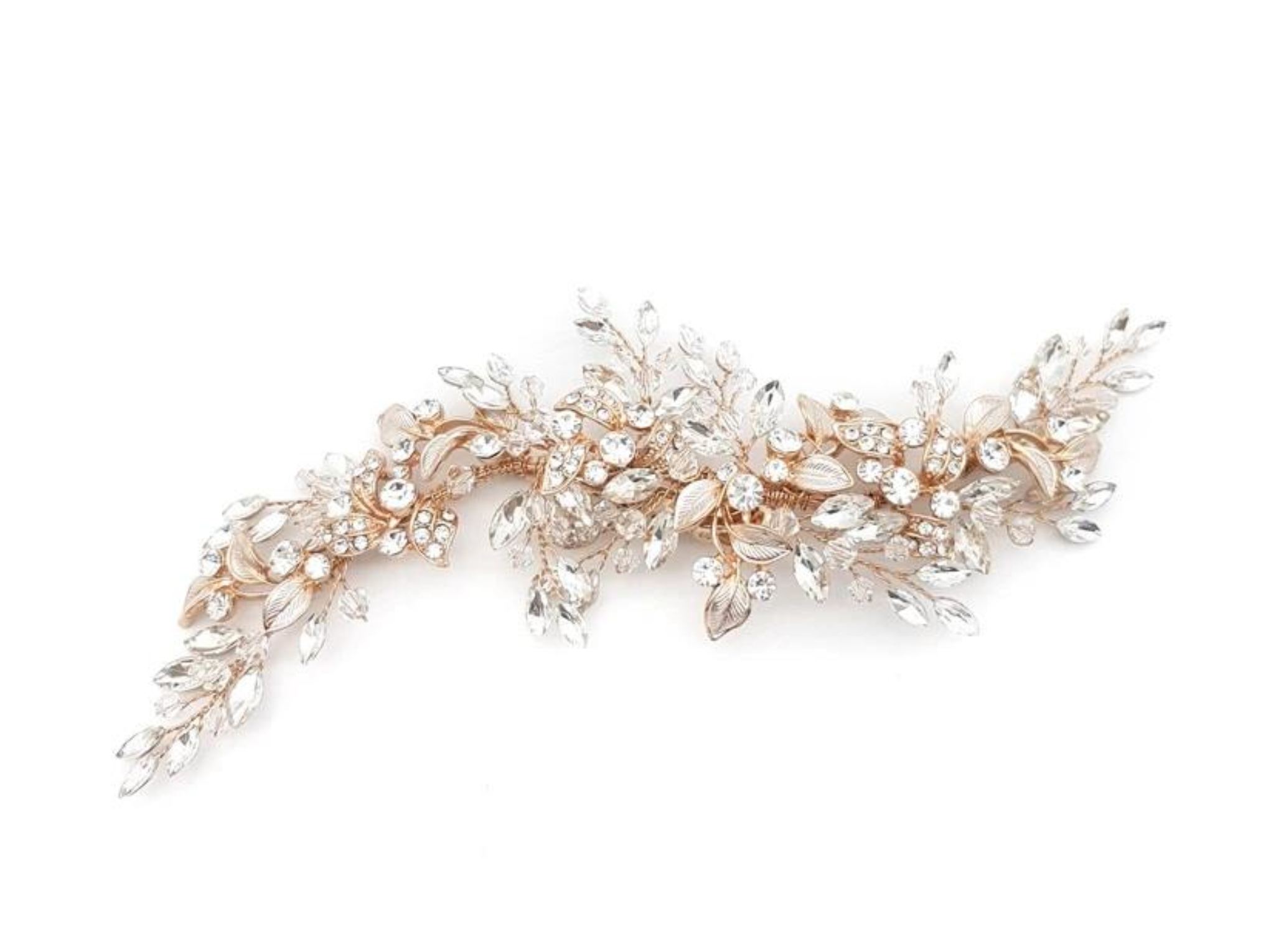 Winola - Crystal Leaf Bridal Clip
