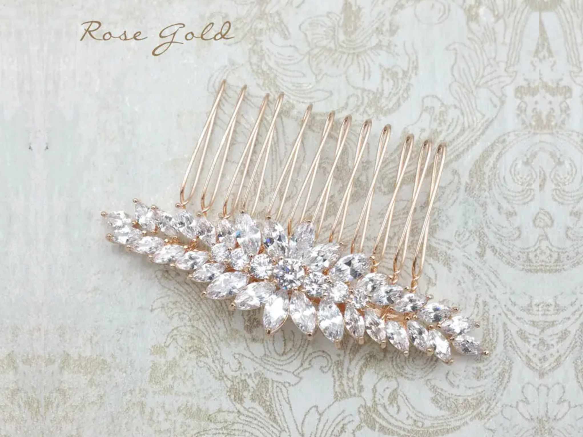 Esme - Small Crystal Bridal Comb