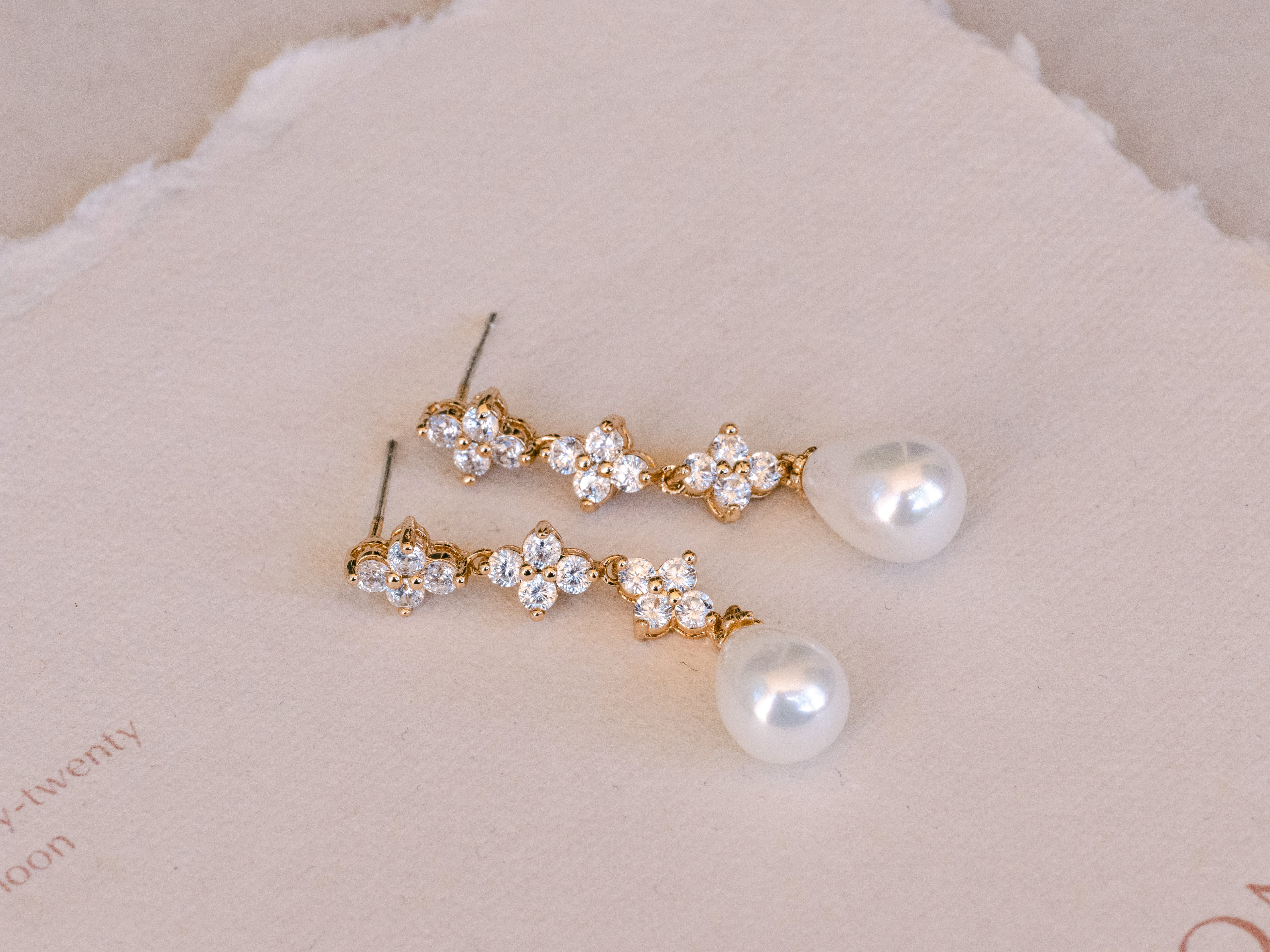 Vera - Statement Pearl Drop Bridal Earrings